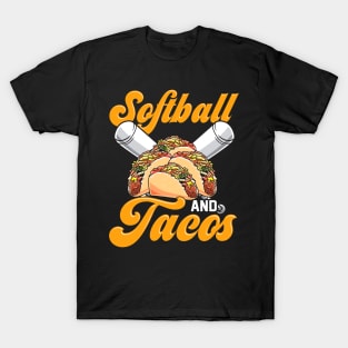 Softball And Tacos Players & Coaches Teammate T-Shirt